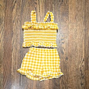GOOD LAD Smocked Gingam Set